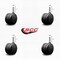 Service Caster 2-3/8'' Black Floor Safe Twin Wheel Casters 7/16 Grip Ring Stem , 4PK SCC-GR02S60-TPR-BLK-716176-4 - alternate 3